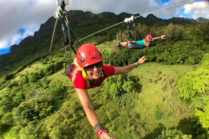 AdrenaLine Zipline Tour with WaterZip by Outfitters Kauai - Four Ziplines Plus the WaterZip: Your Ride-by-Ride Map