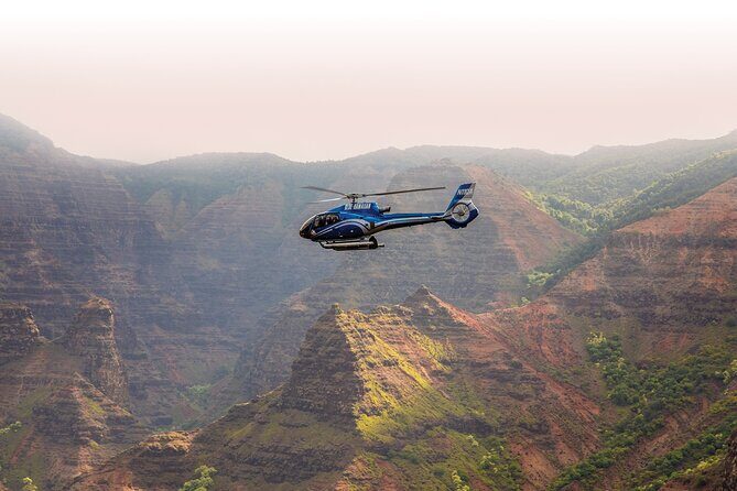 Discover Kauai Helicopter Tour from Princeville - Waimea Canyon’s waterfall view: the Grand Canyon of the Pacific moment