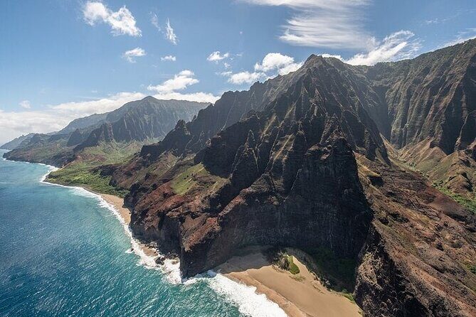 Discover Kauai Helicopter Tour from Princeville - Manawaiopuna Falls (Jurassic Park Falls) from the helicopter window