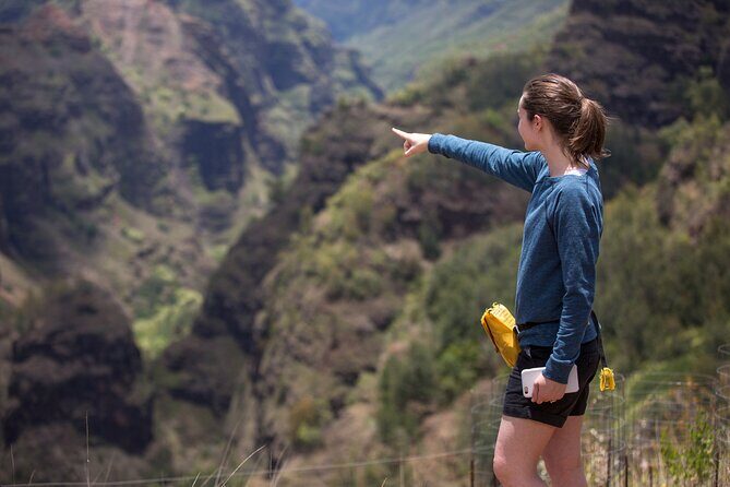 Kauai' Exclusive Helicopter Tour: Land & Explore Olokele Canyon - 90 minutes, small group, and why max six matters
