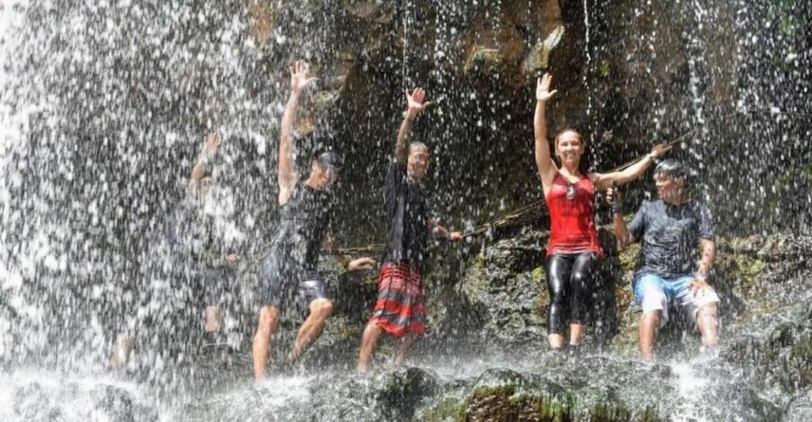 Kauai: Guided Hike and Waterfall Swim - Papakolea Falls: the swim and the climb behind the waterfall