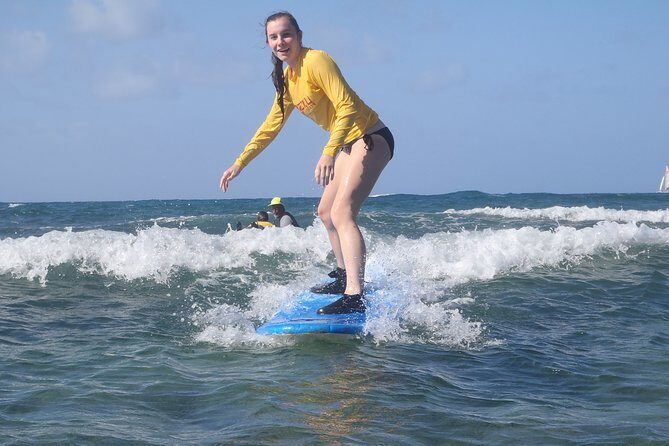 Po'ipu Surf Lesson - Entering the lesson zone: Koʻa Kea Resort to your first waves