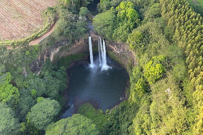 Private Kauaʻi Experience: Doors-Off ALL WINDOW SEATS - Stop 4: Waterfalls where the mountains get the most rain