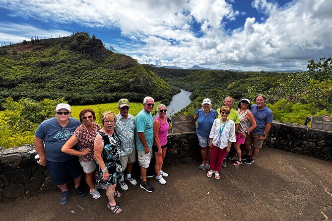 Private Kauai Eastside Waterfalls & Local Grinds - Opaekaa Falls and Wailua River lookout: short walks, royal-area views