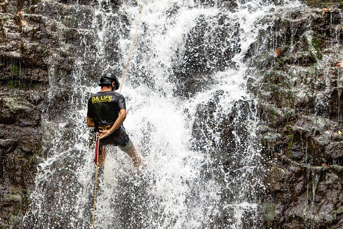 Small Group Waterfall Rappel in Lihue, Kauai - Papakolea Falls: The 60-Foot Test (And the Shelf Moment)