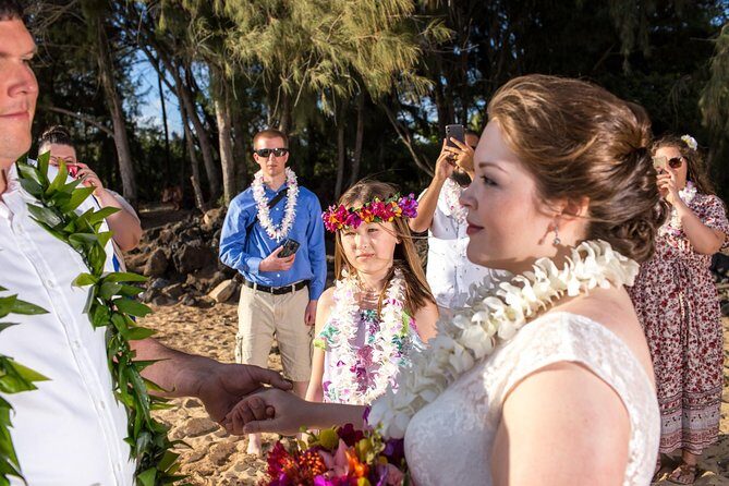 The Destination Wedding Experience Kauai - Included Wedding-Day Perks: Photos, Music, and Floral Leis